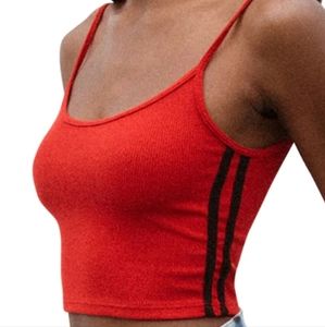 Brandy Melville Red Crop Tank Top (one size)